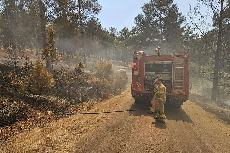 הצפון בוער. שריפות במספר מוקדים לאחר מטח הירי , כב"ה צפון