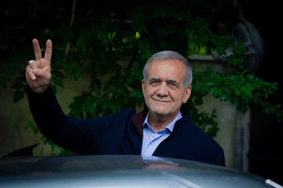 נשיא איראן מסעוד פזשכיאן , GettyImages