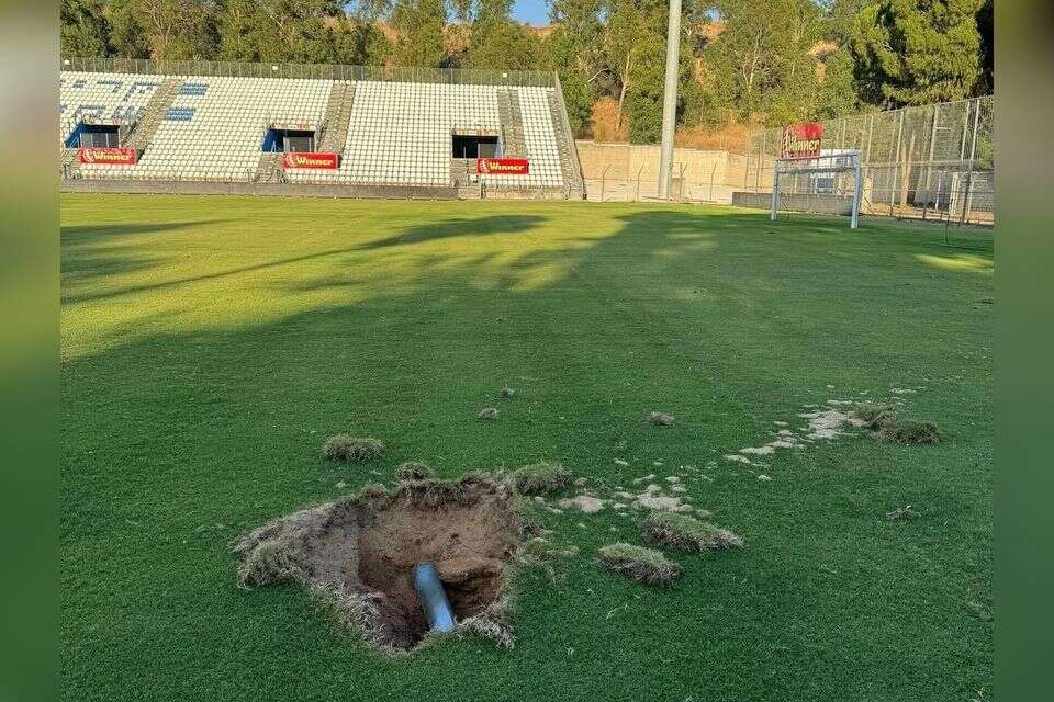 נפילת הרקטה באצטדיון הכדורגל בקריית שמונה , ללא