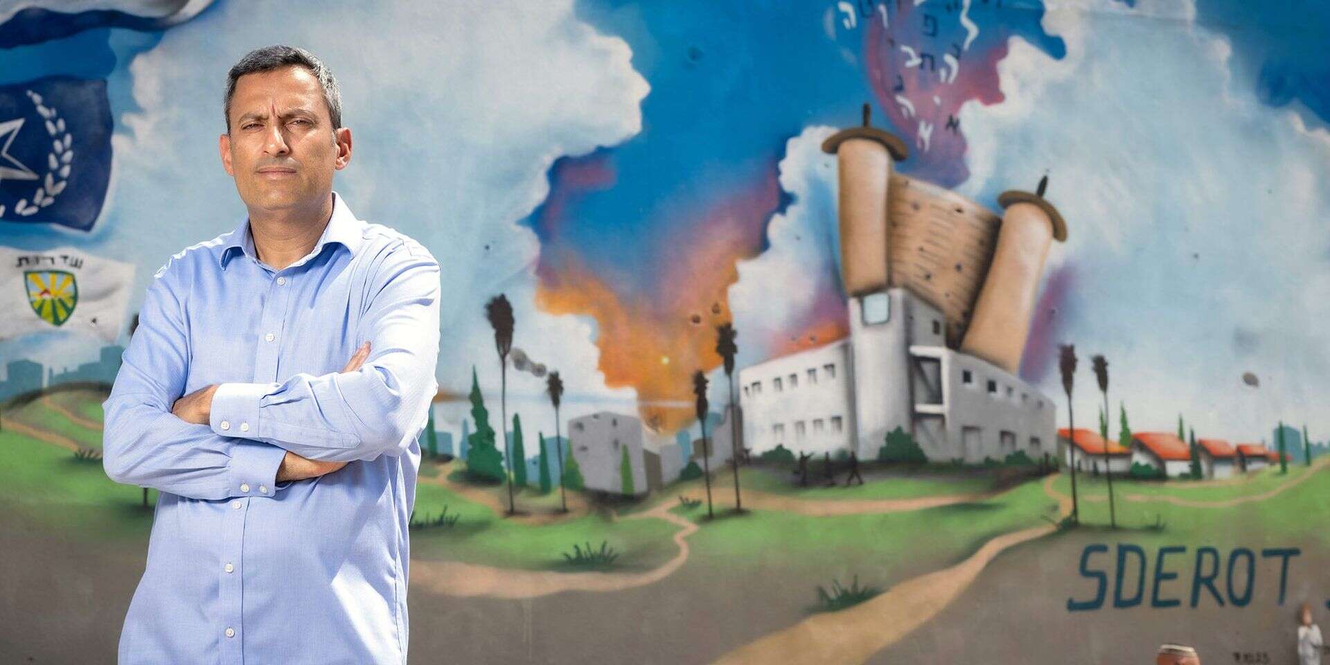 דוידי בשדרות, השבוע. "אם מדינת ישראל היתה מאמצת את התפיסה שהצגתי, היום היינו נמצאים במקום אחר לגמרי" , אריק סולטן