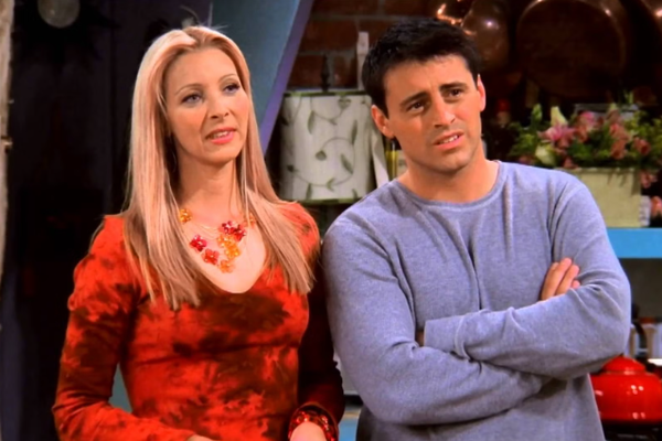 ג'ואי ופיבי ב"חברים" , מתוך הסדרה "חברים"