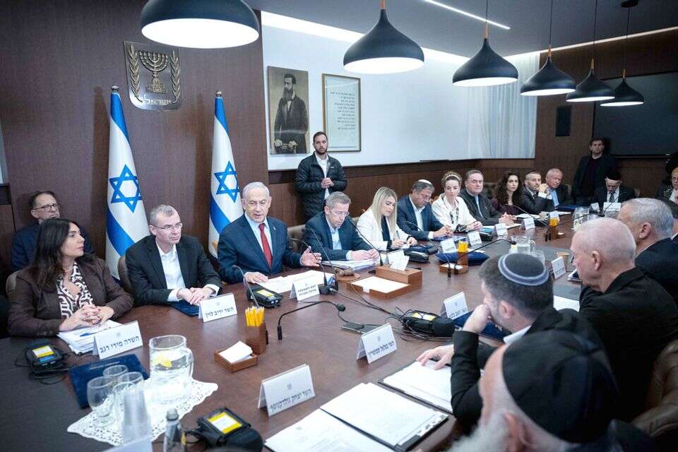 ישיבת ממשלה (ארכיון) , יונתן זינדל / פלאש 90