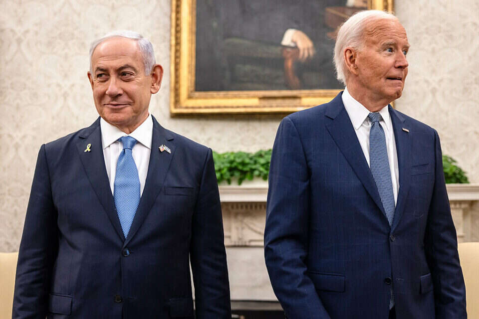 ביידן ונתניהו (ארכיון) , אי.פי.אי