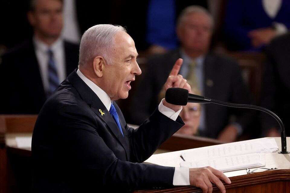 שפיות עיתונאית בימים של תעמולה. נאום נתניהו בקונגרס , AFP