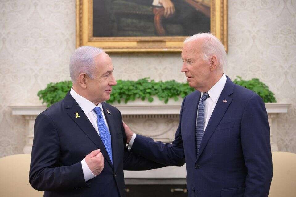 ביידן ונתניהו בוושינגטון (ארכיון) , עמוס בן גרשום /לע"מ
