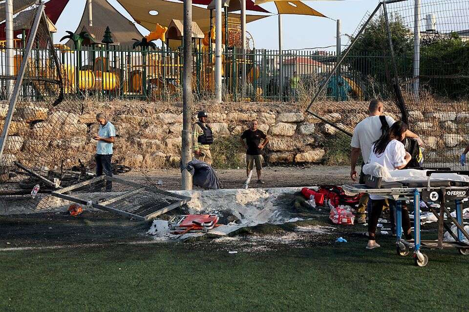 זירת הנפילה במג'דל שמס , אי.פי.אי