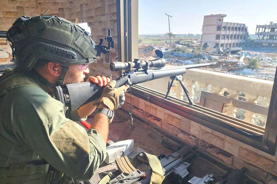 אורי כהן כלוחם בעזה  , באדיבות המצולם 