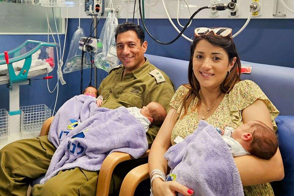 סא"ל ניראל דמתי ואשתו תמרה , בית חולים לניאדו