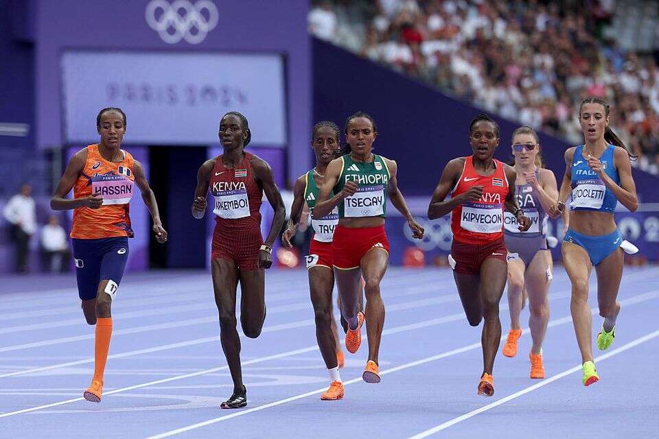 מוקדמות ריצת ה-5,000. עוד רגע ענק במשחקים , Getty Images