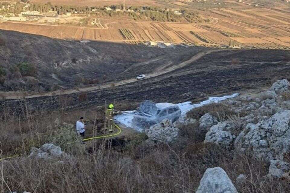 הרכב שהותקף בגבעת רונן  , השימוש נעשה לפי שימוש 27א' לחוק זכויות יוצרים 