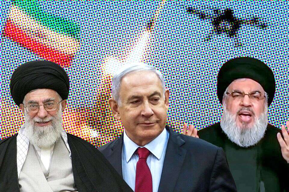 לקראת תקיפה מאיראן: נסראללה, נתניהו וחמינאי , אי.אף.פי, רויטרס ואורן בן חקון