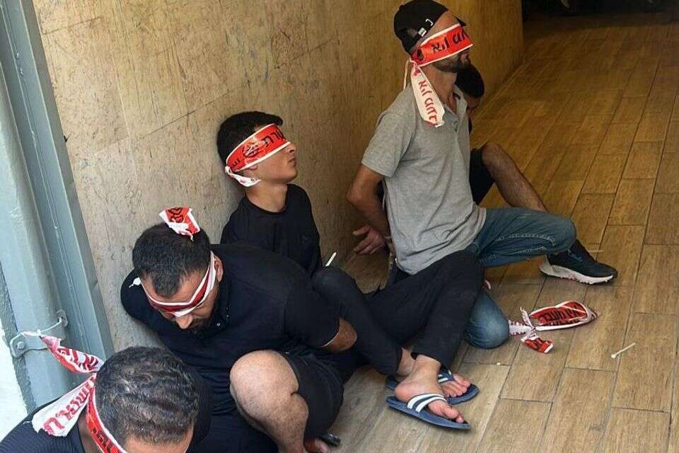 שוהים בלתי חוקיים שנעצרו במרכז תל אביב
 , דוברות המשטרה