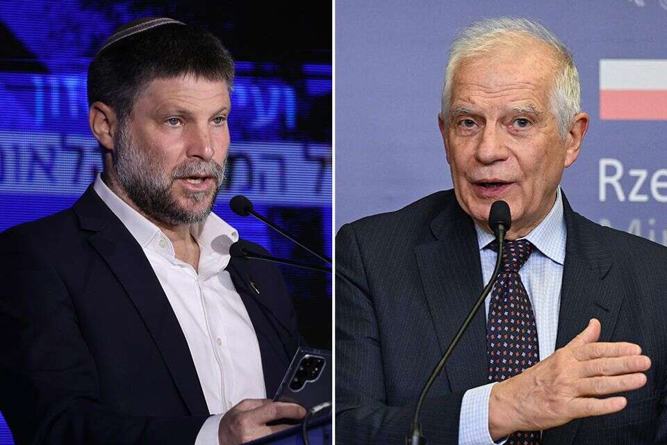 בצלאל סמוטריץ' וז'וזף בורל , קוקו, AFP