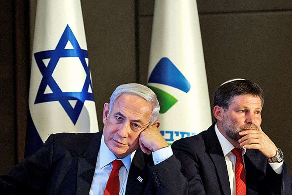 סמוטריץ' ונתניהו , רויטרס
