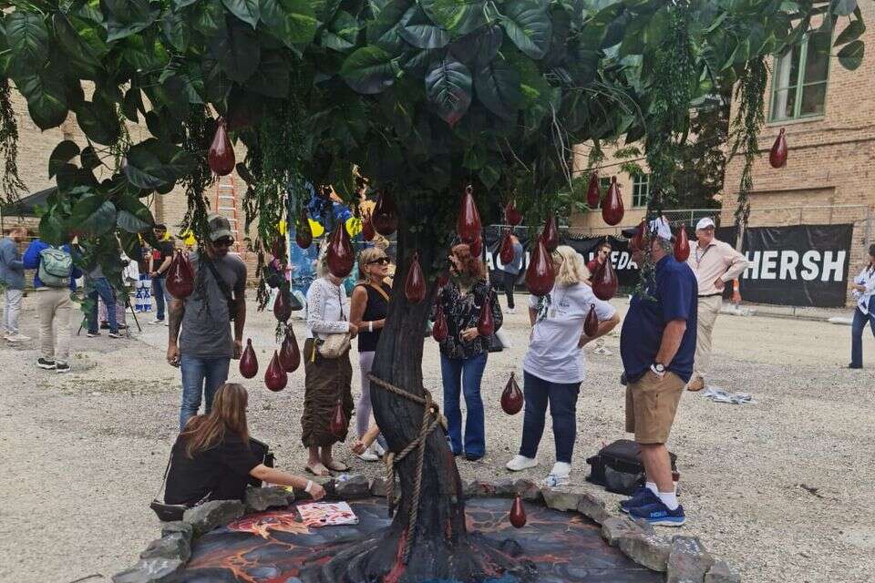 כיכר מחאה בשיקגו , ללא קרדיט