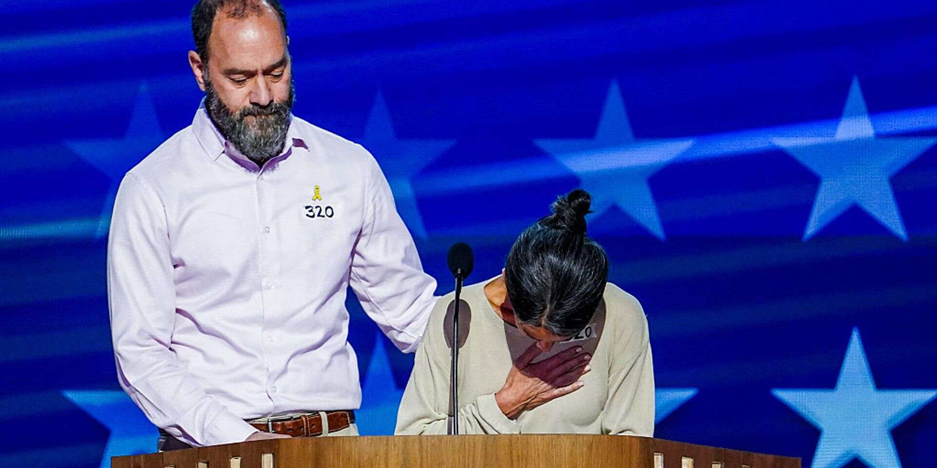 הוריו של הרש בוועידת המפלגה הדמוקרטית , אי.פי.אי