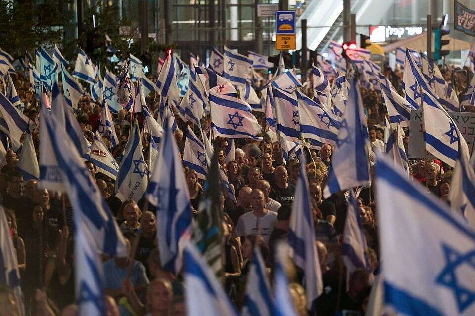 ההפגנה נגד הממשלה בקפלן , אי.אף.פי