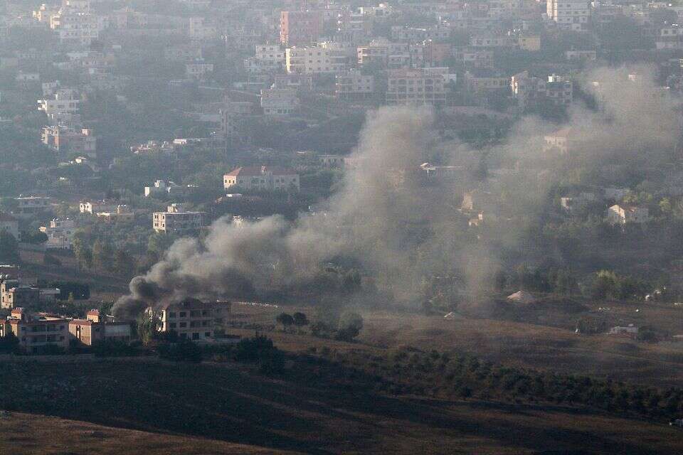 פיצוץ בגבול הצפון מירי חיזבאללה (ארכיון) , רויטרס