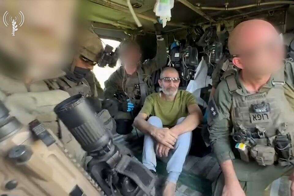 אלקאדי במסוק החילוץ , דובר צה"ל