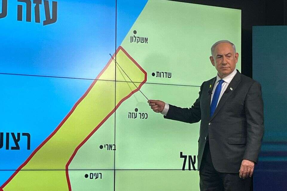 נתניהו במסיבת העיתונאים , אריאל כהנא