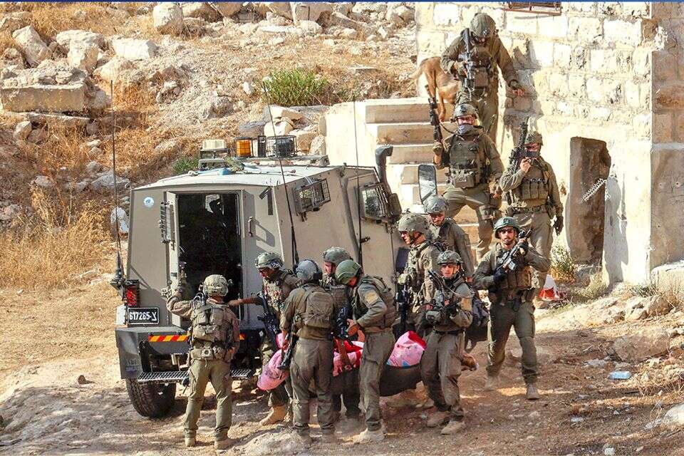 לוחמי צה"ל במבצע בחברון  , אי.אף.פי