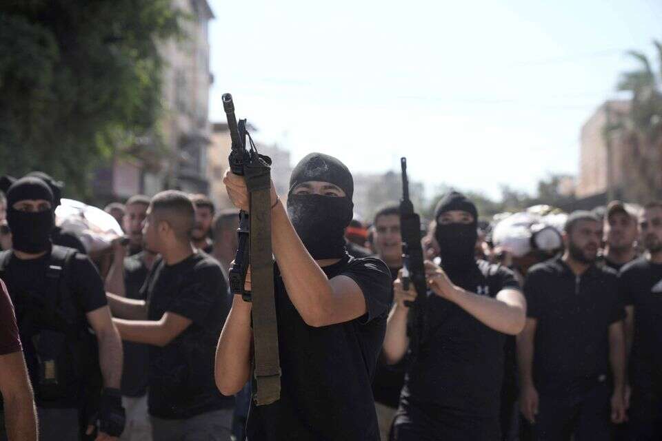 חמושים פלשתינים בג'נין , AP