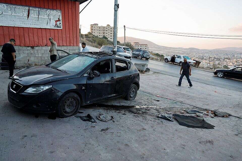 זירת התקיפה בטובאס , רויטרס