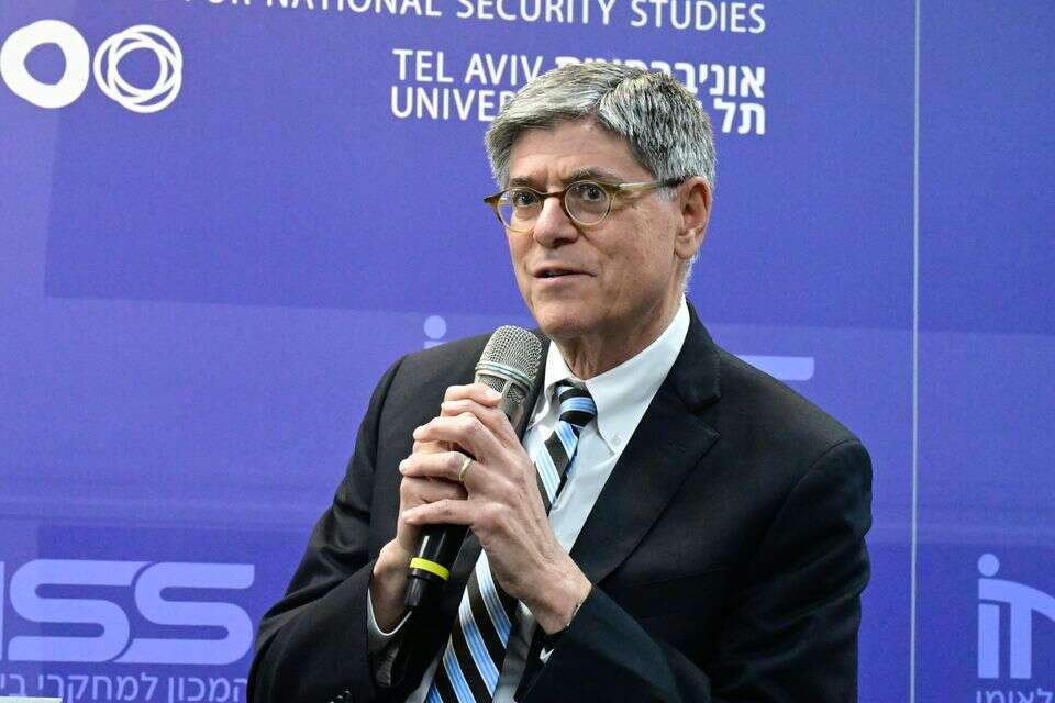 שגריר ארה"ב בישראל ג'ייקוב לו בראיון בכנס INSS , יוסי זליגר
