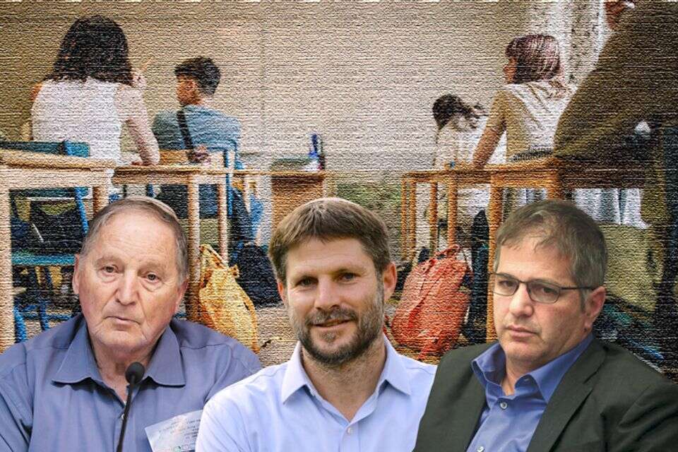 רן ארז, סמוטריץ' ויואב קיש , GettyImages/דודי ועקנין/אורן בן חקון/אורן כהן