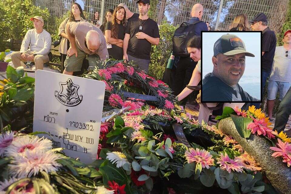 הלוויתו של רס"ם (במיל') תום איש שלום ז"ל , יהונתן שאול