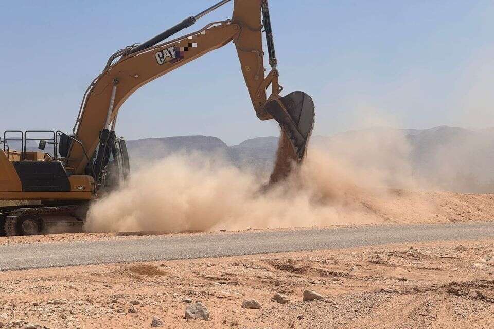חפירת התעלה בערבה , דובר צה"ל