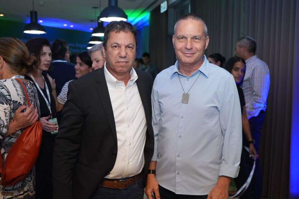 השר לשעבר יזהר שי ומנכ״ל טבע ישראל יוסי אופק , ליאור דסקל