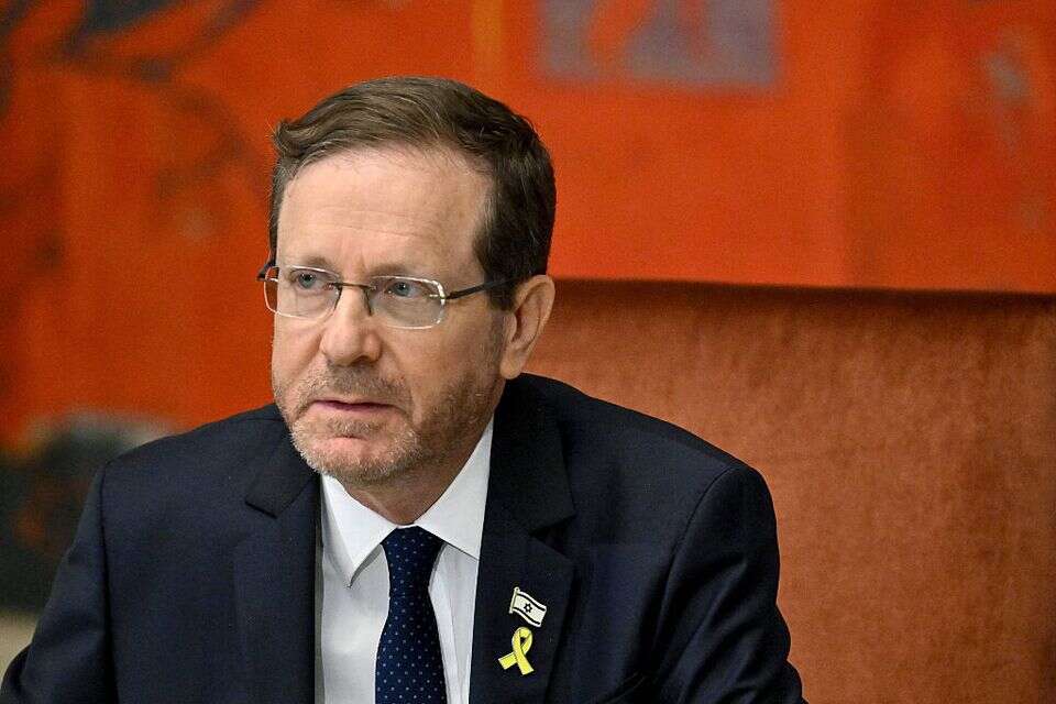 נשיא המדינה יצחק הרצוג (ארכיון) , אי.אף.פי