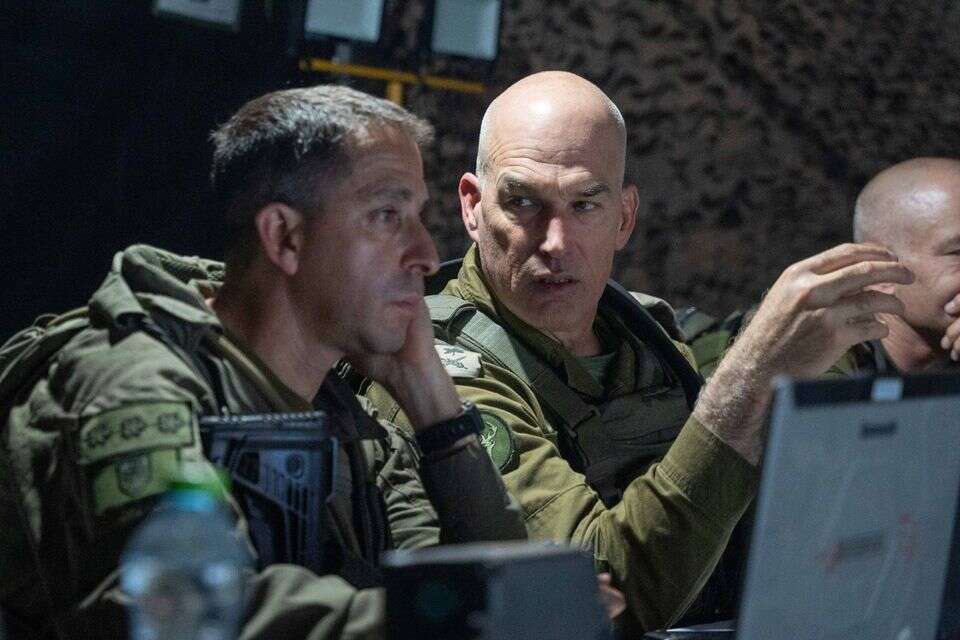 האלוף גורדין בתרגיל , דובר צה"ל