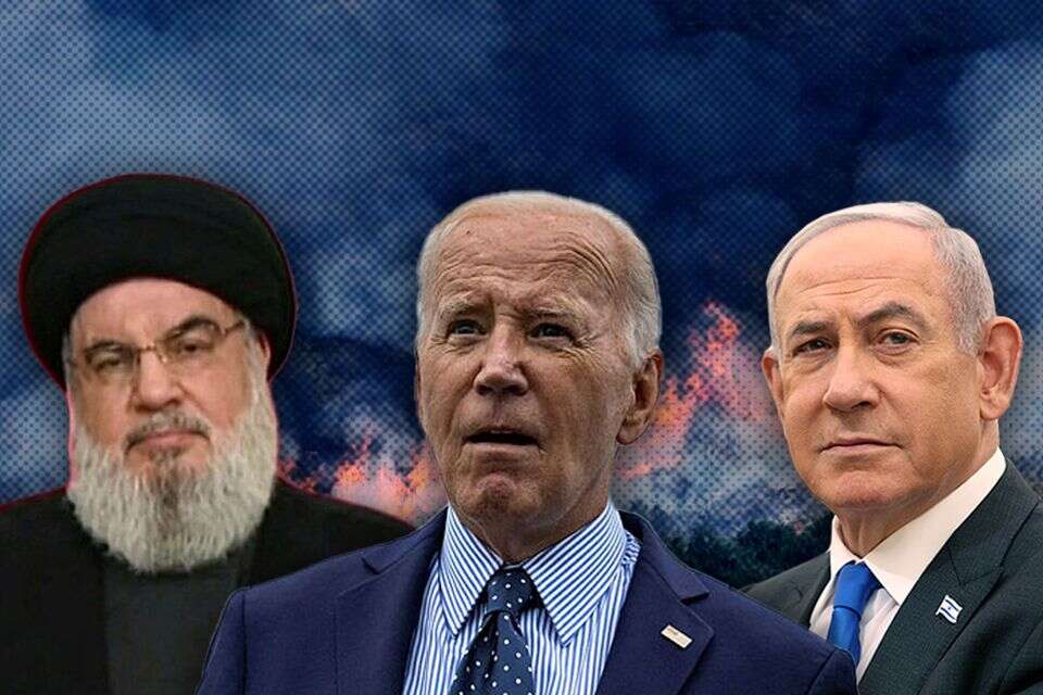 נתניהו, ביידן ונסראללה , אי.פי, עמית שאבי