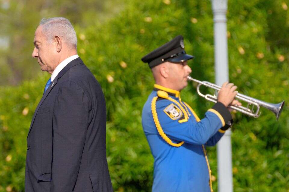 במקום לפחד - החדיר רוח קרב. נתניהו , AP