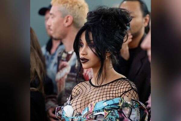 קארדי בי בשבוע האופנה בפריז, בספטמבר , AFP