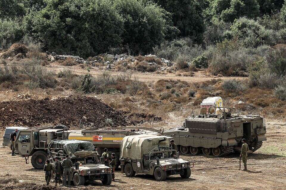 כוחות צה"ל בגבול לבנון (ארכיון) , אי.אפ.פי