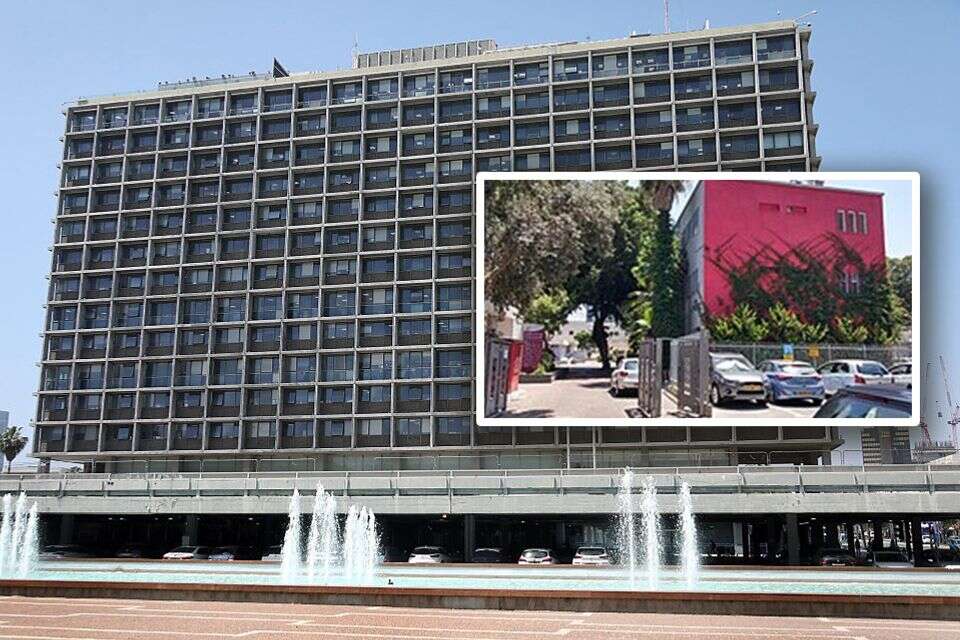 תיכון צייטלין על רקע בניין עיריית תל אביב , גדעון מרקוביץ', דוד שי