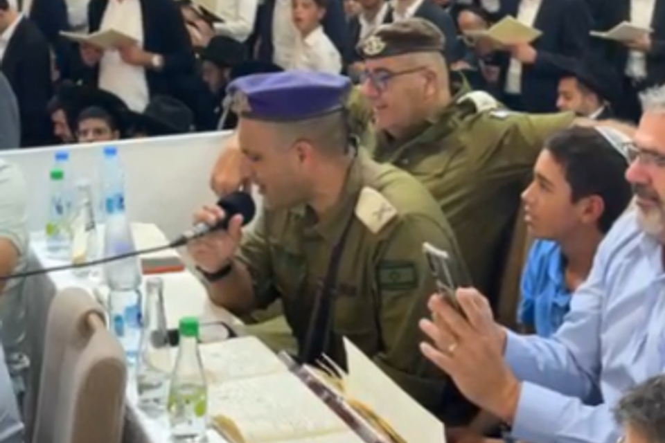 האלוף בר כליפא בישיבה , ישראל כהן