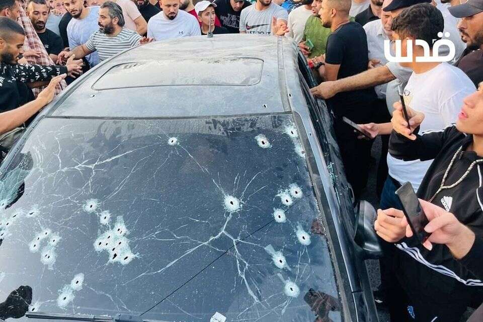 כוח מיוחד חיסל חלייית מחבלים ברכב בשכם , רשתות ערביות