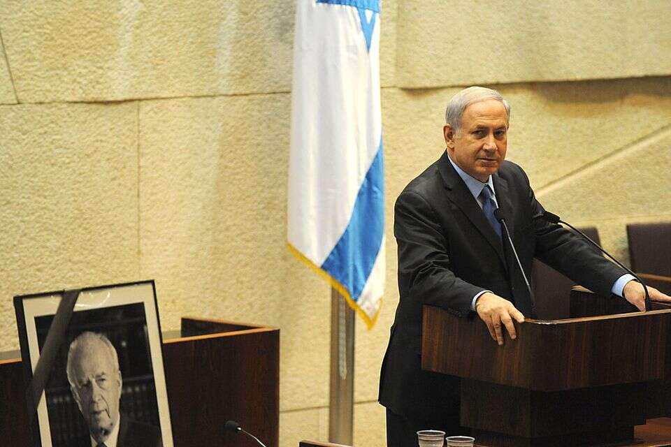 נתניהו בכנסת , משה מילנר / לע"מ
