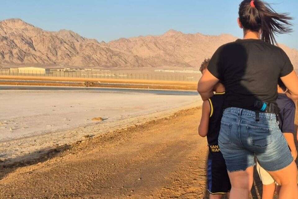 אייזנר בגבול הירדני בערבה , באדיבות המצולמת