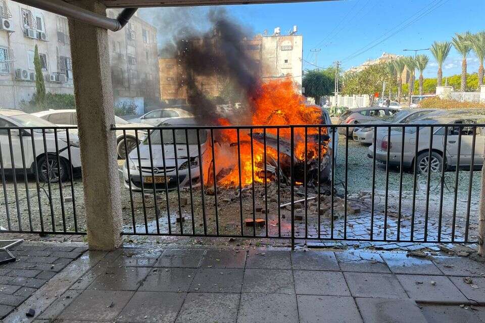שבת תחת אש: הרוג כתוצאה מפגיעת רסיסים ברכבו, כטב