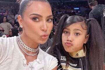 נורת' ווסט בסלפי מפתיע עם אשתו של קניה