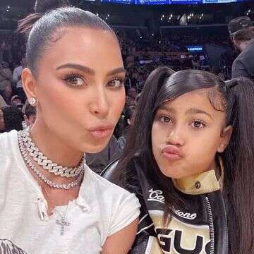 נורת' ווסט בסלפי מפתיע עם אשתו של קניה