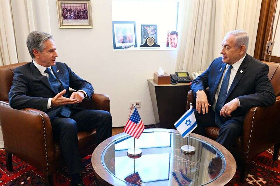 פגישת נתניהו בלינקן , לע"מ
