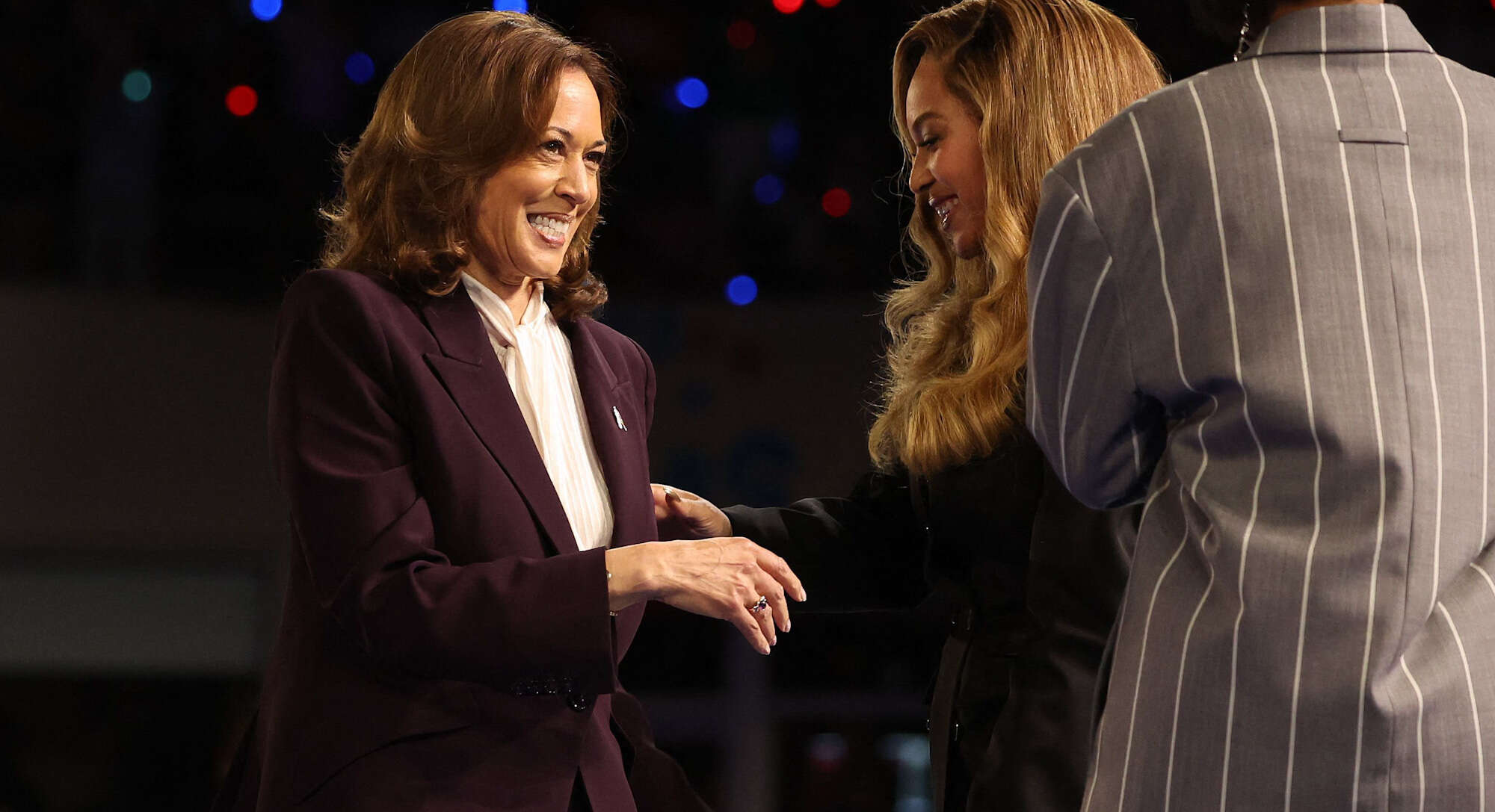 ביונסה וקמלה האריס ביוסטון, טקסס , JUSTIN SULLIVAN / GETTY IMAGES NORTH AMERICA / Getty Images via AFP