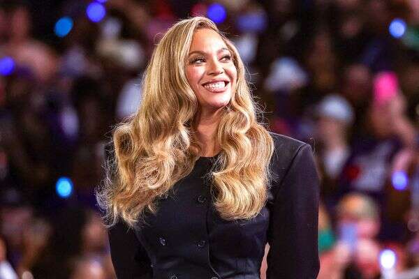 ביונסה בכנס של קמלה האריס ביוסטון , JUSTIN SULLIVAN / GETTY IMAGES NORTH AMERICA / Getty Images via AFP