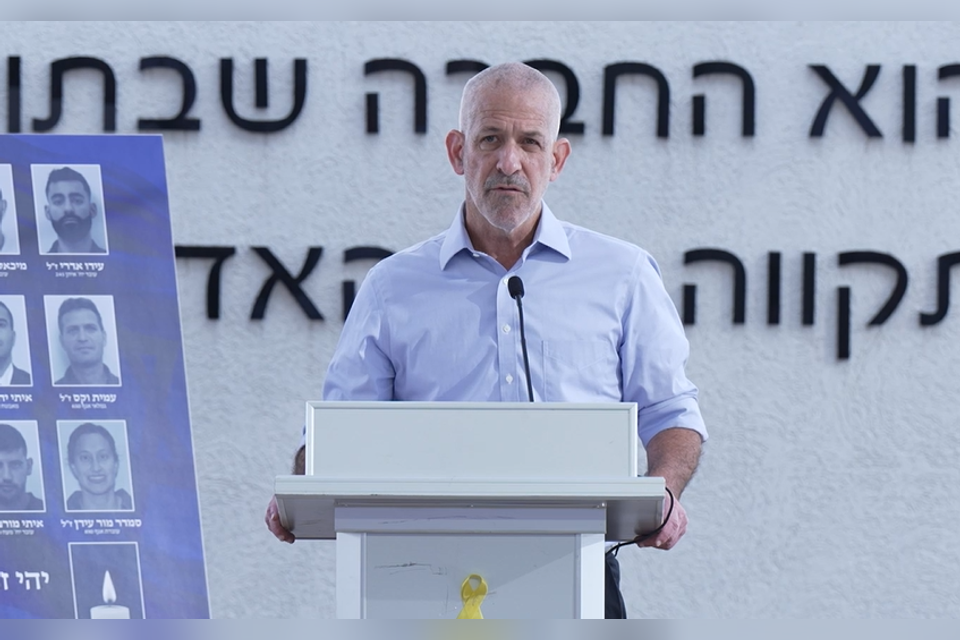 רונן בר נואם בטקס , דוברות השב"כ